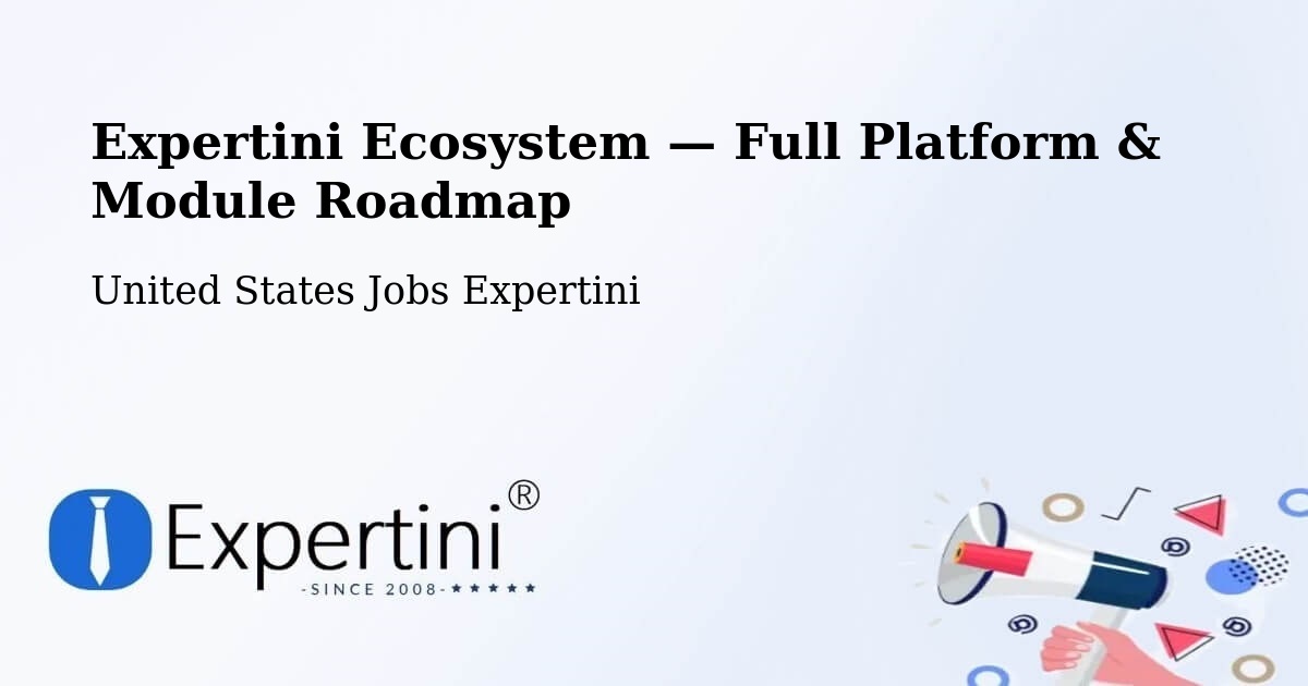 Expertini Ecosystem — Full Platform & Module Roadmap – Latham